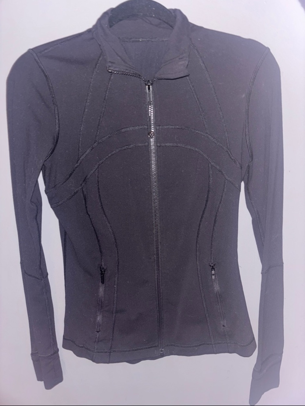 lululemon athletica Black Varsity-Style Zip Jacket